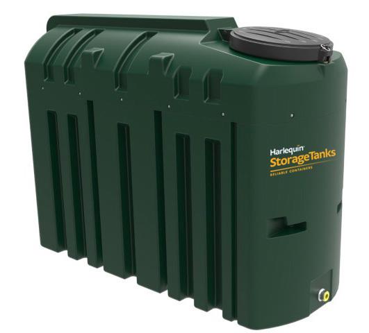 Harlequin 1225 Litre Bunded Slimline Oil Tank
