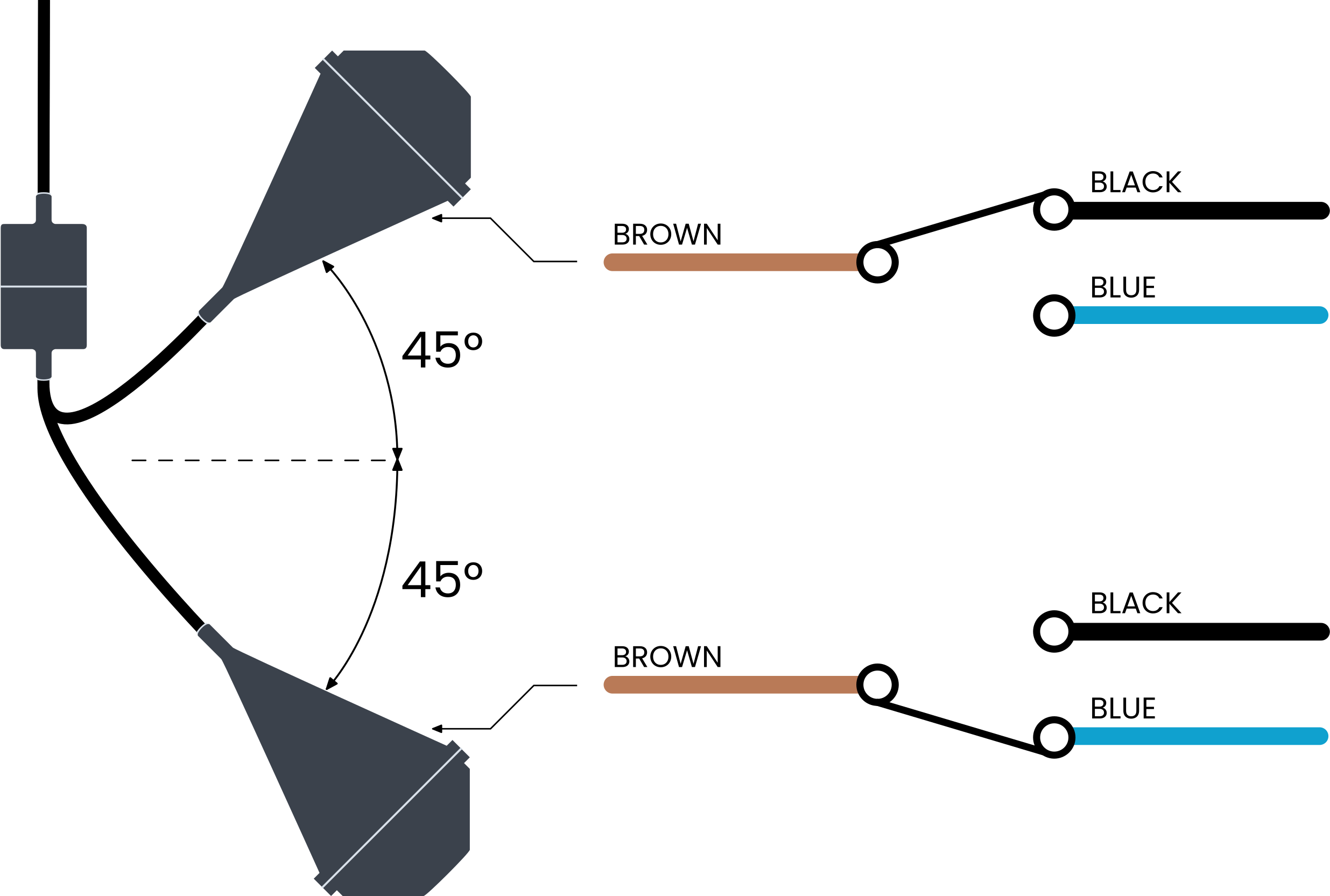 Triton LR02 Non-mercury Level Regulator Rubber Float Switch CPE cable