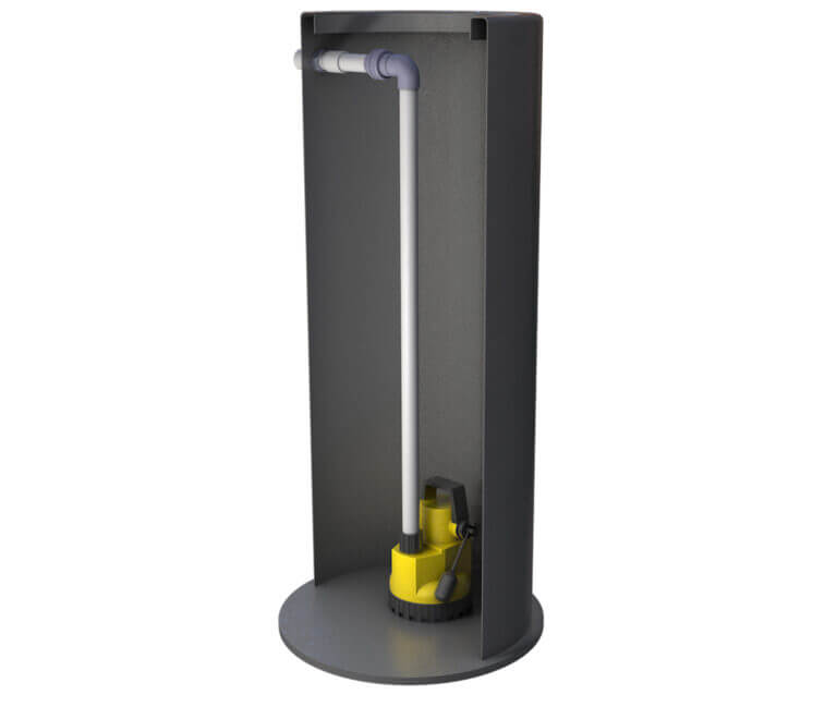 Aqua Tanks - Basement Dewatering Sump Pump and Tank System (Single)