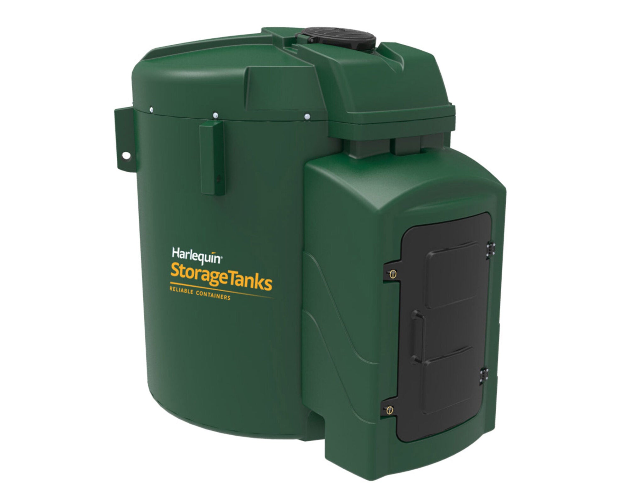 Harlequin 7500 Litre Bunded Vertical Oil Tank (Inc. Cabinet)