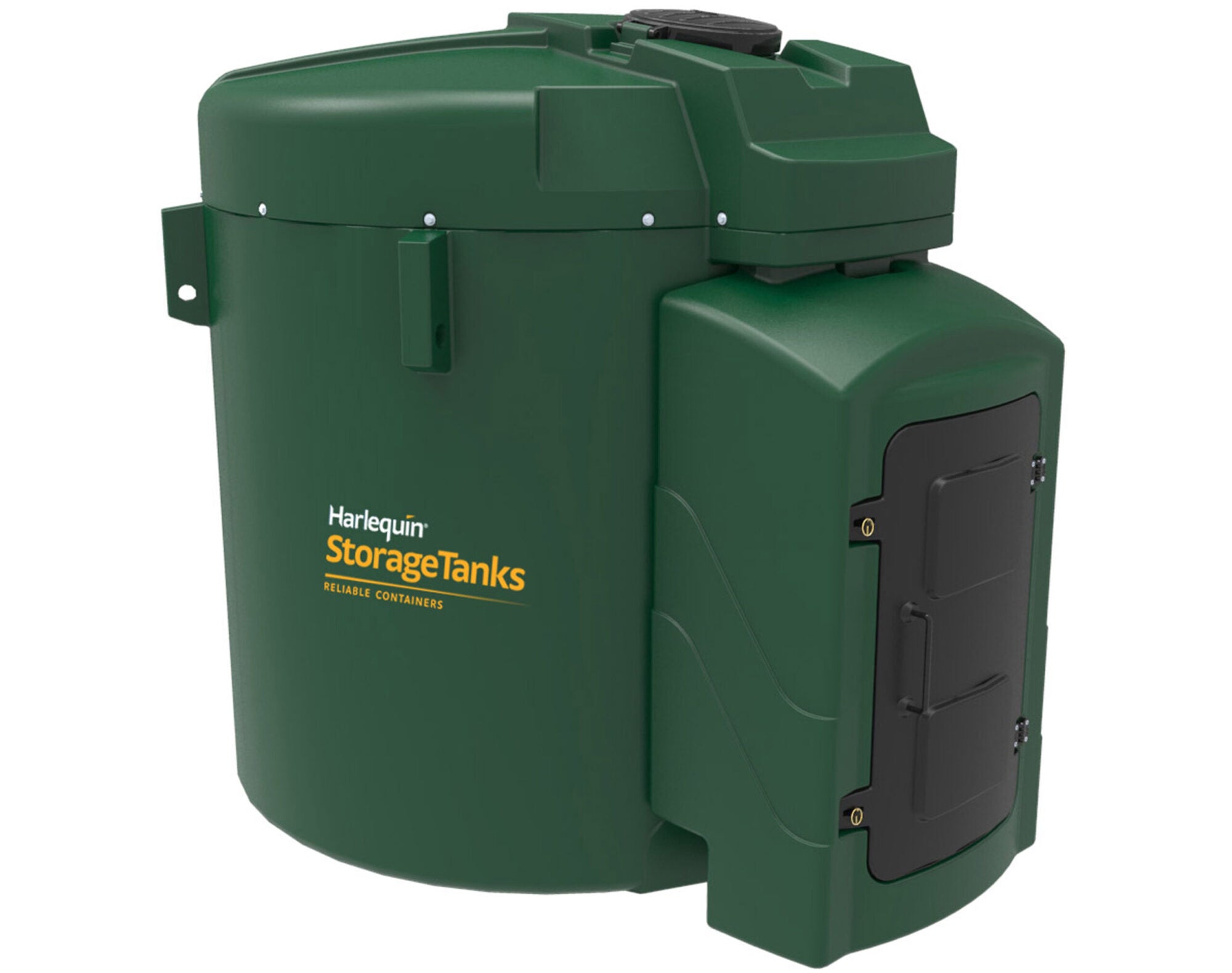 Harlequin 9250 Litre Bunded Vertical Oil Tank (Inc. Cabinet)