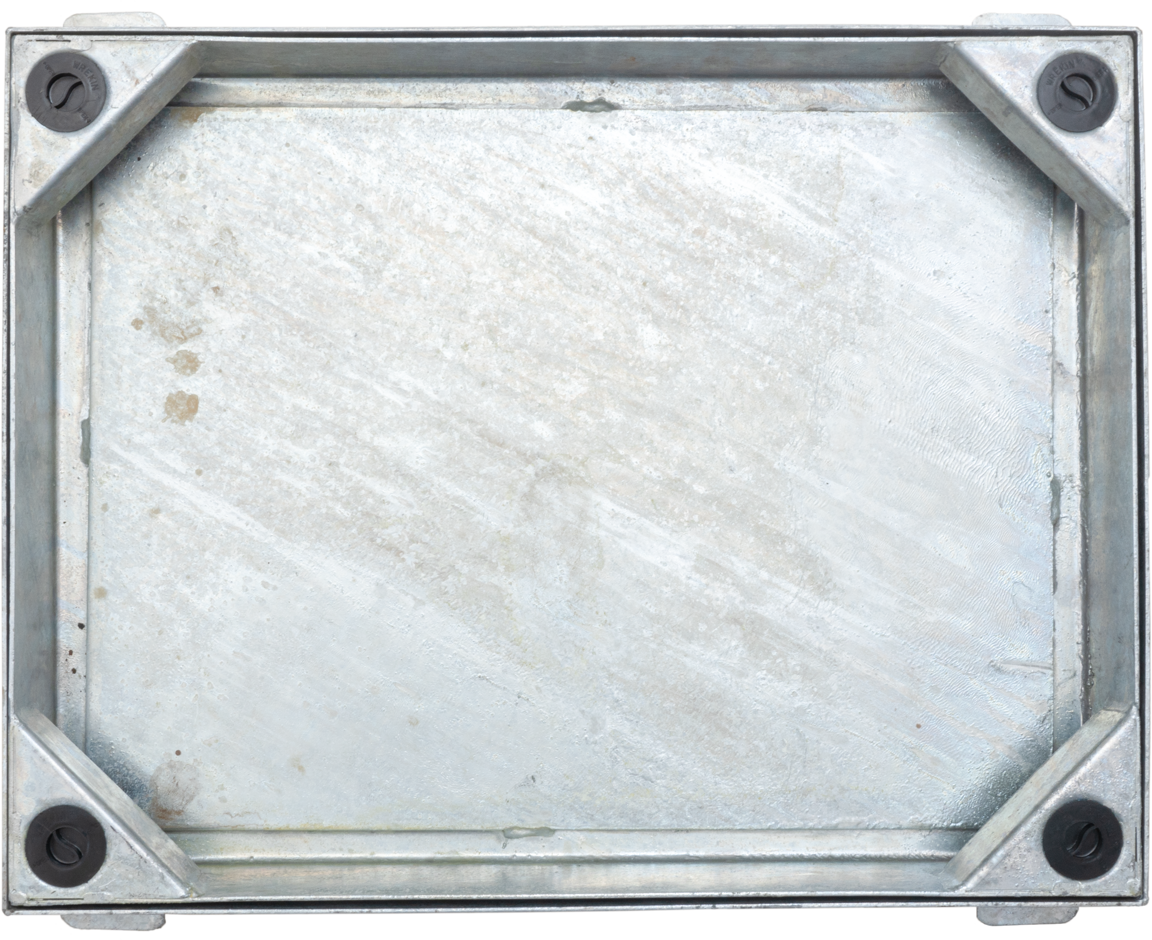 Steel Block Paviour Access Cover, 600mm x 450mm clear opening, 100mm tray depth, Loading code X