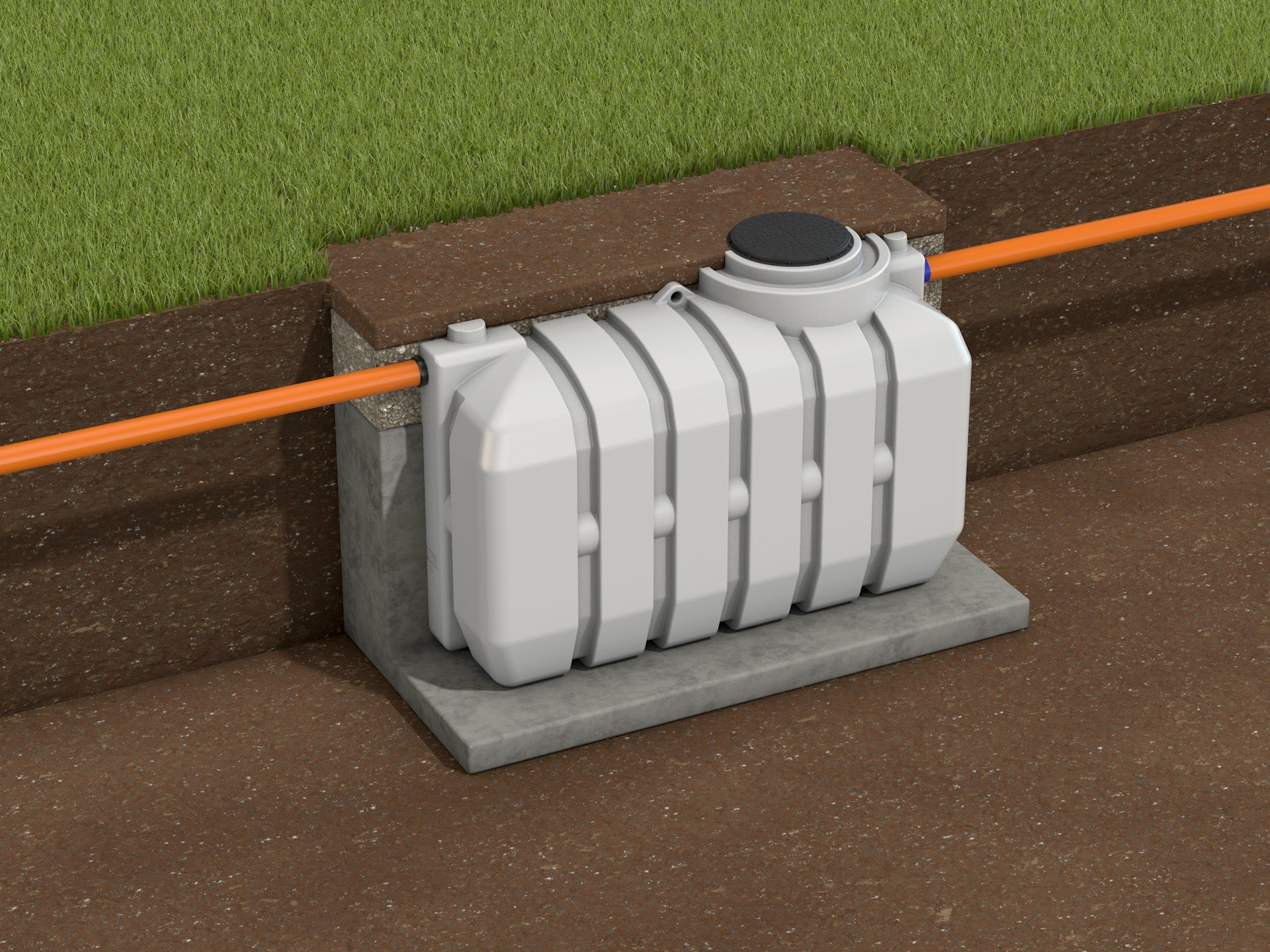 EPIC 6 3100L Septic Tank (6 Person) - Shallow Dig