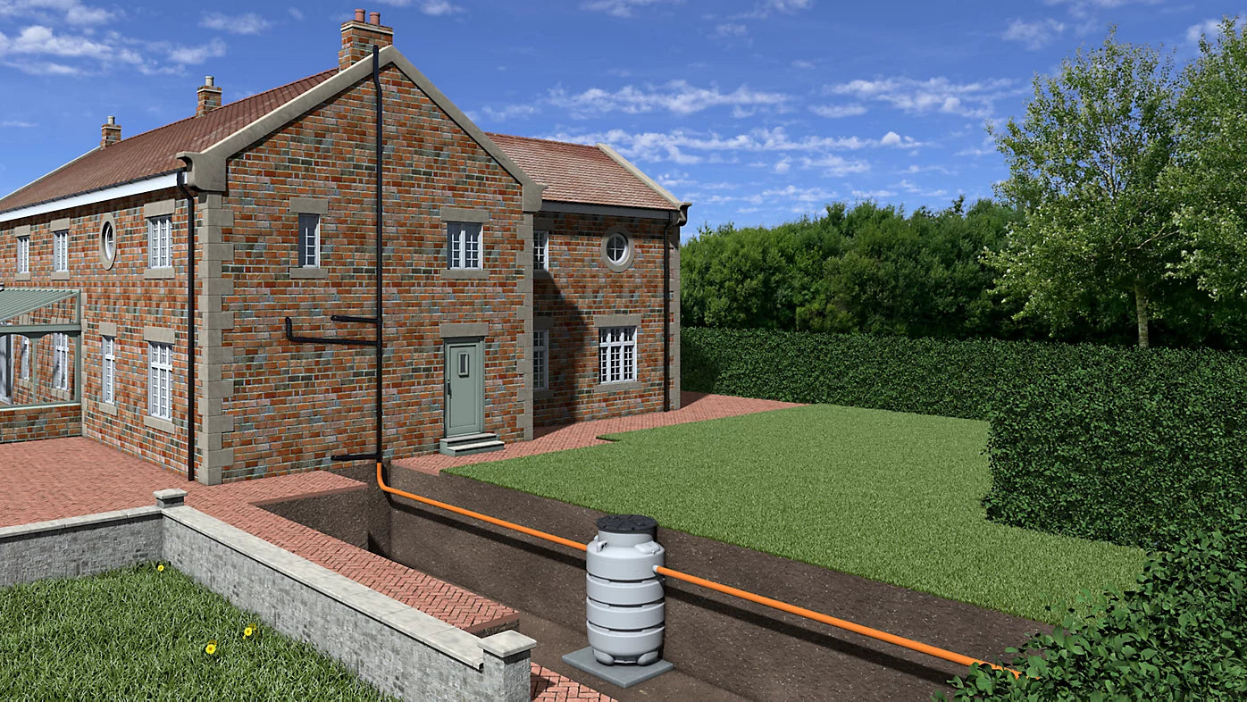 Quantum 8 Person Pumped Discharge Sewage Treatment Plant