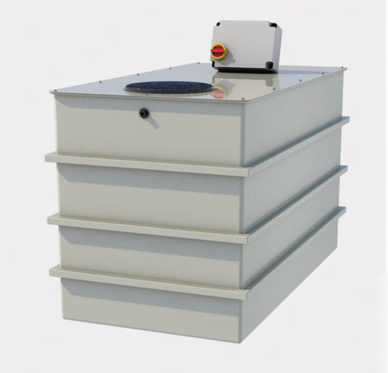 Single Above Ground GRP - 6m Head (50mm Vortex)