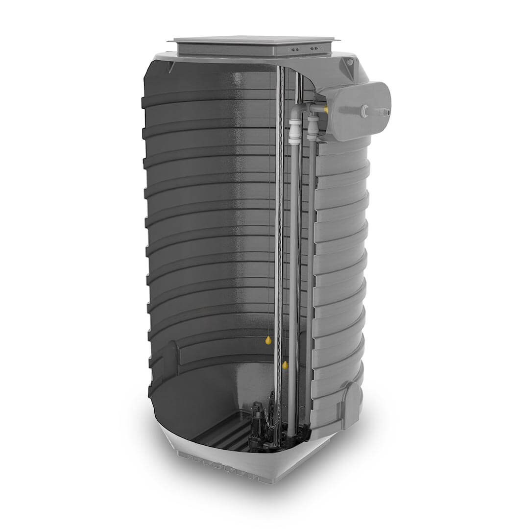 Mega Twin 6m Head (50mm Vortex) Package Pump Station