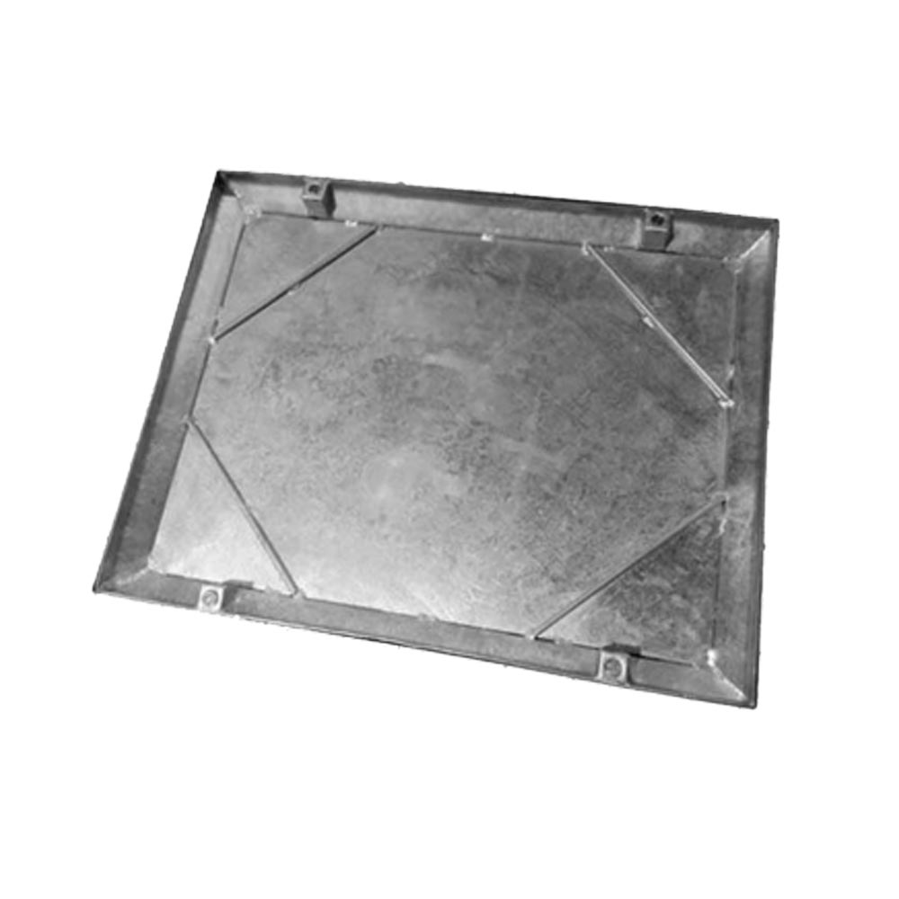 Steel Recessed Access Cover, double seal and locked, 750mm x 600mm clear opening, 42mm tray depth, 58mm frame depth, Loading code M