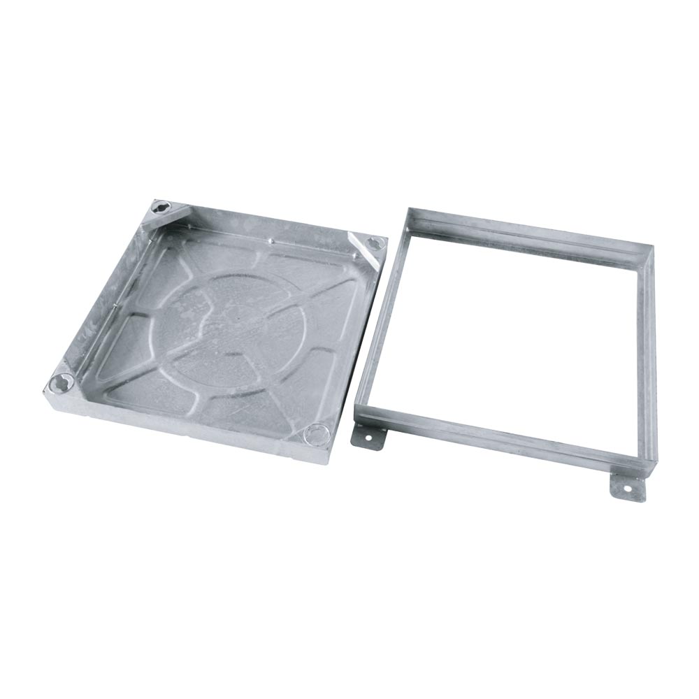 Steel Recessed Access Cover, 450mm x 450mm clear opening, 80mm tray depth, 85mm frame depth, Loading code M