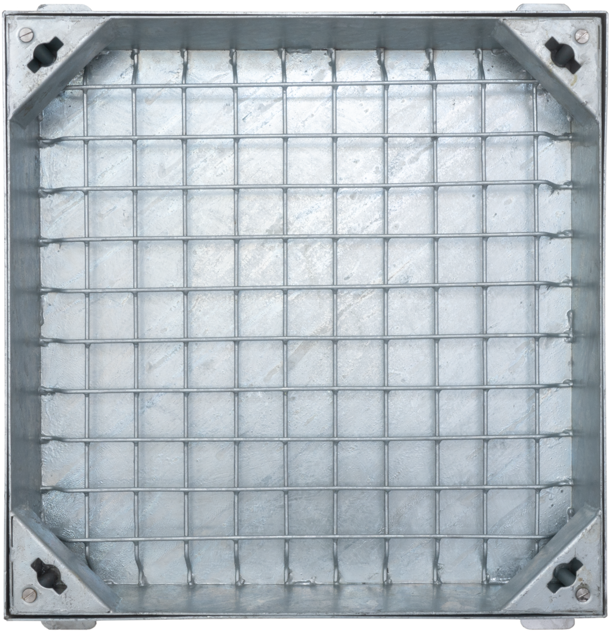 Steel Recessed Access Cover, double seal, 600mm x 600mm clear opening, 131mm tray depth, Loading code X