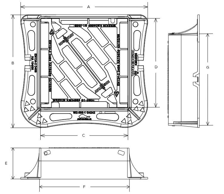 Highway D400 3 flange gully grate 425mm x 425mm clear opening with 150mm frame depth