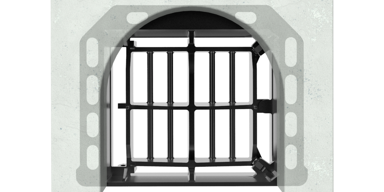 Tristar D400 3 flange gully grate 430mm x 370mm clear opening with 100mm frame depth