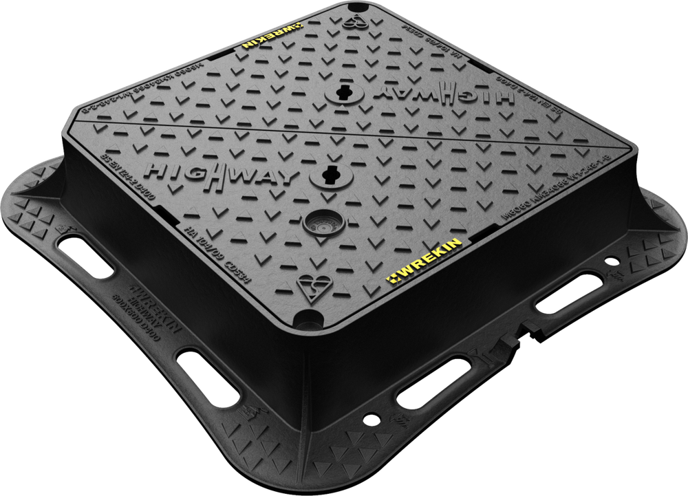 Highway D400 manhole cover 675mm x 675mm clear opening with 150mm fram